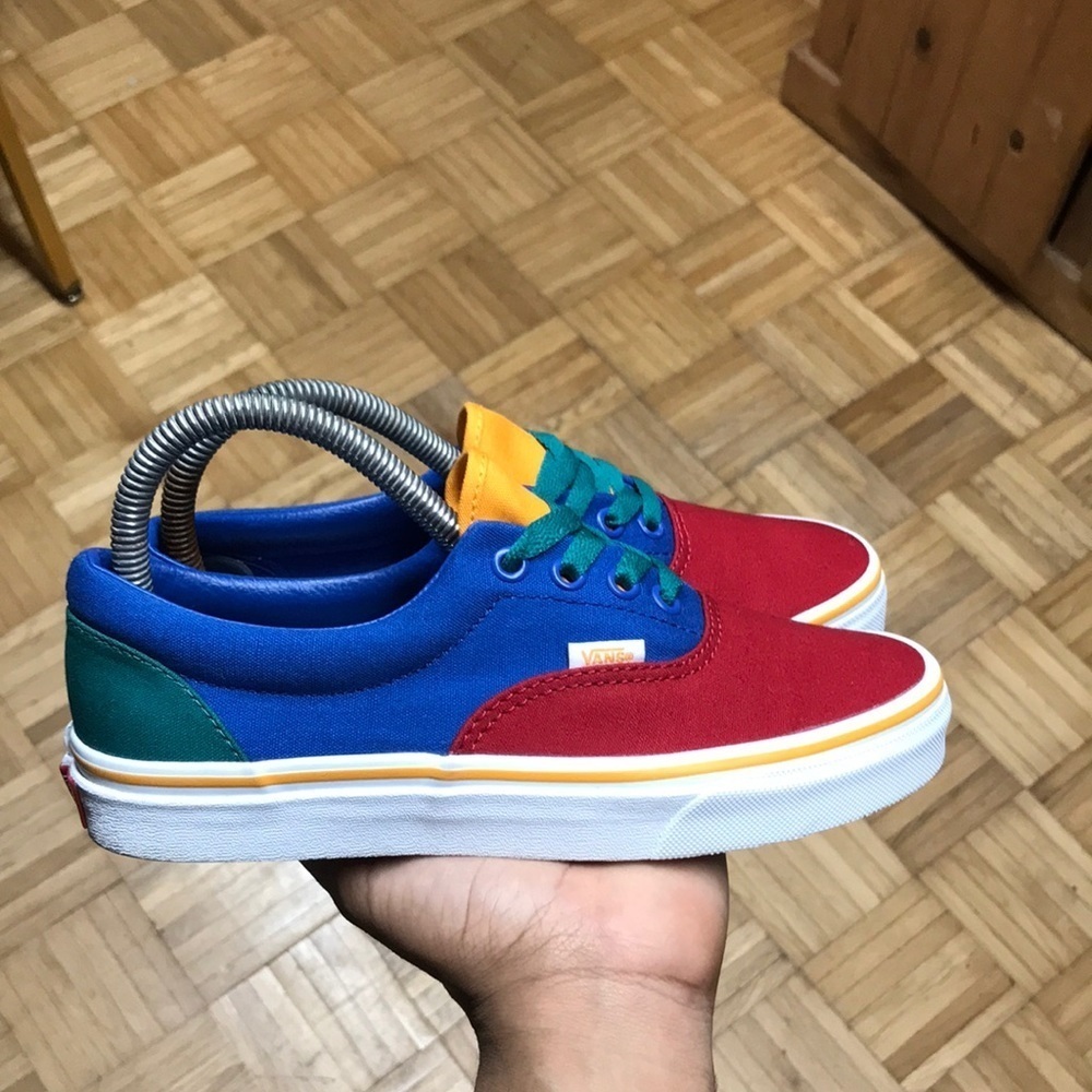 Vans Authentic Primary Color Block Red/Blue/Green/Yellow